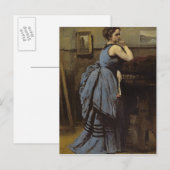 1874年の青の女 ポストカード (正面/裏面)
