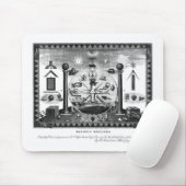 1874年のMasonic Emblemsチャート マウスパッド (マウス)