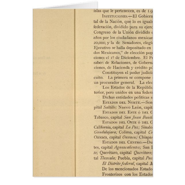 1874年メキシコ·アトラスのタイトル·ページ (正面)