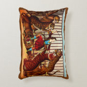 1874年ライオンの女王 アクセントクッション (正面(垂直))