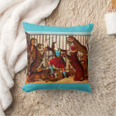 1874年ライオンの女王 クッション (ブランケット)