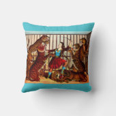 1874年ライオンの女王 クッション (裏面)