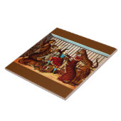 1874年ライオンの女王 タイル (側面)