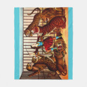 1874年ライオンの女王 フリースブランケット (正面)