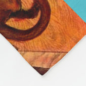 1874年ライオンの女王 フリースブランケット (角)