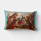 1874年ライオンの女王 ランバークッション (裏面)