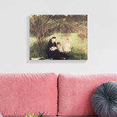 1874年、マウレコーの薄紫の下 キャンバスプリント (インサイチュ (リビング))