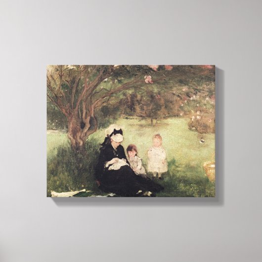 1874年、マウレコーの薄紫の下 キャンバスプリント (正面)