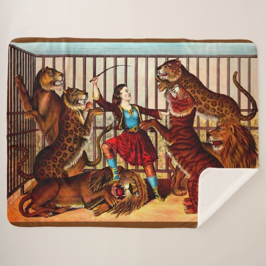 1874 ライオンの女王 シェルパブランケット (正面(横))