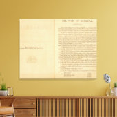 1874 Mexico Atlasのタイトルページ キャンバスプリント (インサイチュ (リビング))