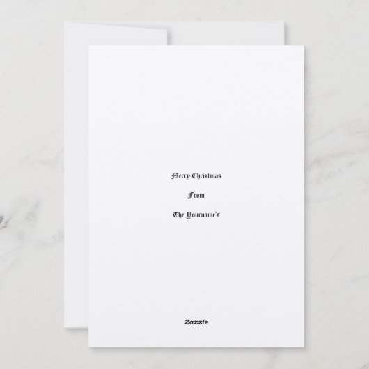 1875ビクトリアン年サンタクロースおもちゃクリスマス シーズンカード (裏面)