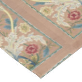 1875ヴィンテージウィリアム・モリスフローラ刺繍 テーブルクロス (アングル)