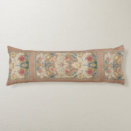 1875ヴィンテージウィリアム・モリスフローラ刺繍 ボディピロー