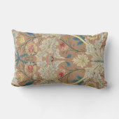 1875ヴィンテージウィリアム・モリスフローラ刺繍 ランバークッション (裏面)