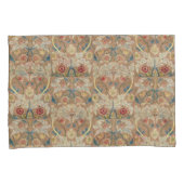 1875ヴィンテージウィリアム・モリスフローラ刺繍 枕カバー (正面右)