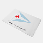 1875年からシカゴ・ヨット・クラブ ドアマット (アングル)