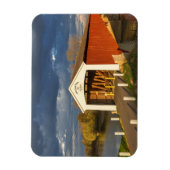 1875年に建てられたメドラの屋根付き橋 マグネット (縦)