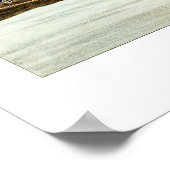 1875年のアムステルダムのヴィンテージ地図 ポスター (角)