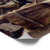 1875年の食事 ポスター (角)