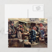 1875年の食事 ポストカード (正面/裏面)