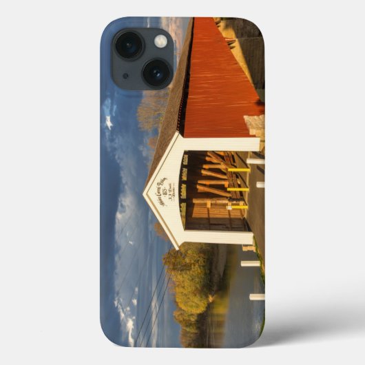 1875年建設のメドーラ・カバード・ブリッジ Case-Mate iPhoneケース (裏面)