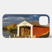 1875年建設のメドーラ・カバード・ブリッジ Case-Mate iPhoneケース (裏面 (横))