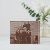 1875年頃のヨハネとメアリーラップの子たち ポストカード (スタンド正面)