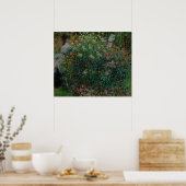 1875年2人の女性が花の中に入る(キャンバス油) ポスター (キッチン)