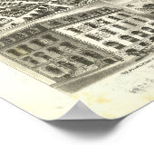 1875 Springfield, MA Bird's-eye viewパノラママップ ポスター (角)