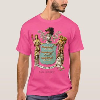 1876ニュージャージーコート・オブ・アームズ Tシャツ