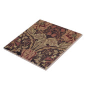 1876ヴィンテージウィリアム・モリスハニーサックル タイル (側面)