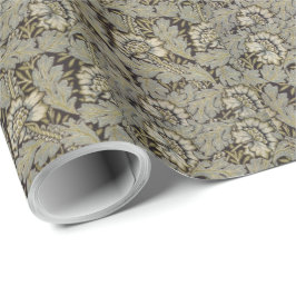 1876ヴィンテージWilliam Morris Anemone Wrapping Pape ラッピングペーパー