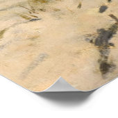 1876年にAnton Mauveによってビーチに沿ってモーニングライド ポスター (角)