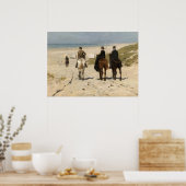 1876年にAnton Mauveによってビーチに沿ってモーニングライド ポスター (キッチン)