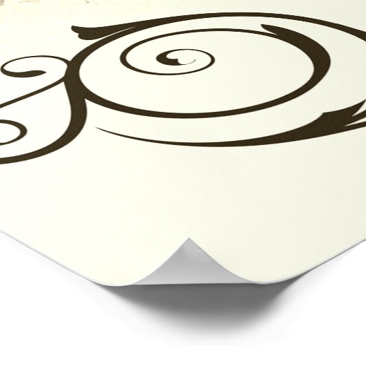 1876年の主の教え祈りの言葉 ポスター (角)