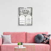 1876年の十戒のポスター復元 キャンバスプリント (インサイチュ (リビング))