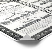 1876年の十戒のポスター復元 ポスター (角)