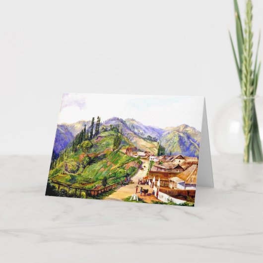 1876年ジャワ州トサリの絵画村 カード (正面)