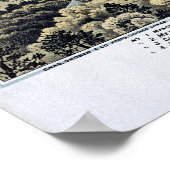 1876年フォートワース地図と旅行に出かけよう。 ポスター (角)