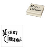 1876年メリークリスマス ラバースタンプ (押印)