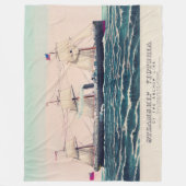 1876年、いかりラインの船ビクトリア フリースブランケット (正面)