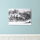 1876年、1776年の会議へ キャンバスプリント (インサイチュ (ウッドフロア))