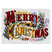 1876 メリークリスマス カラフル ラージペーパーバッグ (裏面)