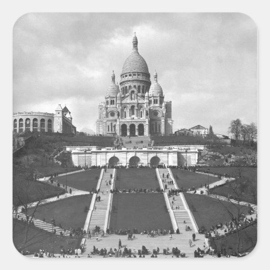 〒1876-1910モンマルトル市聖歌隊 スクエアシール (正面)