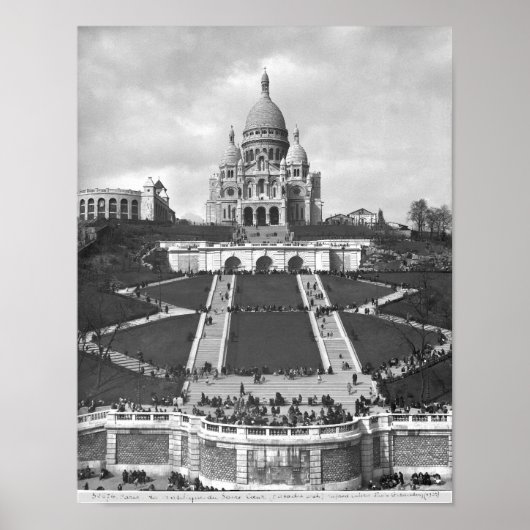 〒1876-1910モンマルトル市聖歌隊 ポスター (正面)