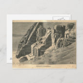 1877プリントエジプト像地球とその民 ポストカード (正面/裏面)