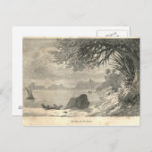 1877プリントリオデジャネイロ地球とその民 ポストカード (正面/裏面)