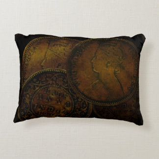 1877年からの硬貨半分のアナインドが付いているアクセントの枕 アクセントクッション