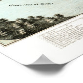 1877年からの質量のホルヨークの地図 ポスター (角)