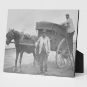 1877年から78年の通り生活から生ゴミの男 フォトプラーク (側面)